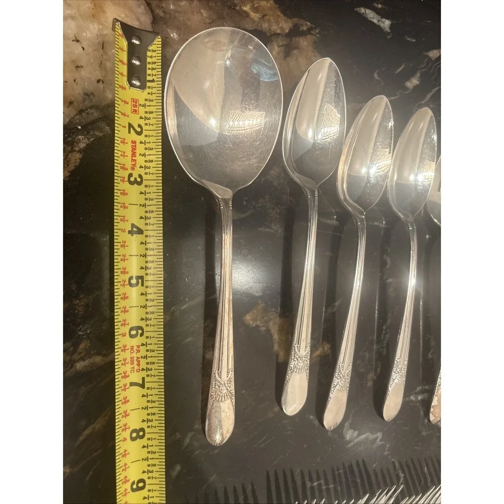 Vintage Wm Rogers IS Silver Plate BELOVED  Flatware Lot
